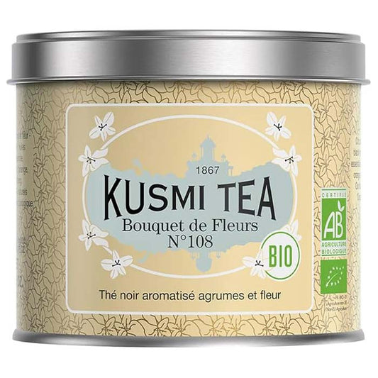 クスミティー ブーケ・オブ・フラワー N°108 100g缶 KUSMI TEA 〈BOUQ100BIO〉 ブラックティー (紅茶)