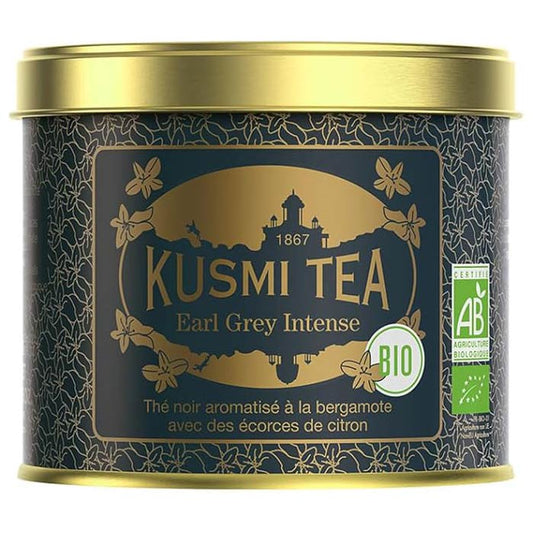 クスミティー アールグレイ インテンス 100g缶 KUSMI TEA 〈EGIN2100BIO〉 ブラックティー (紅茶)