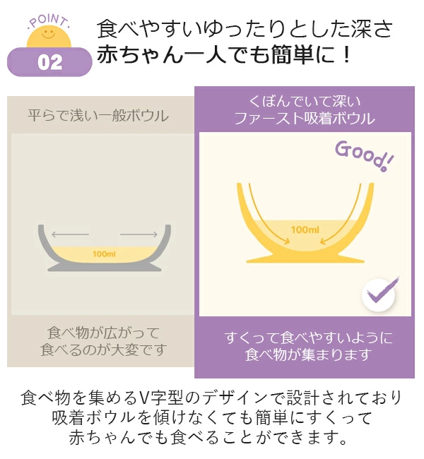 リリーブ ファースト 離乳食 吸着ボウル ギフト reliev ベビー食器 離乳食用食器 出産お祝い プレゼント 子供用食器 医療用シリコン使用 食洗機 電子レンジOK 皿 ベビーボウル キッズボウル テーブルウェア
