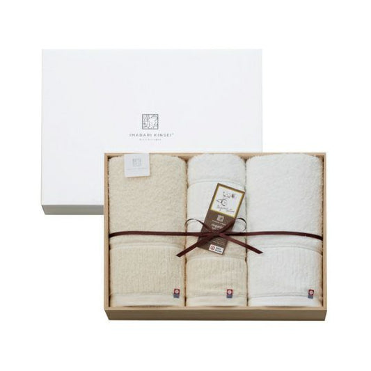 今治謹製 organic towel オーガニックパイル バスタオル2枚・フェイスタオル2枚 IOG3910(今治製)