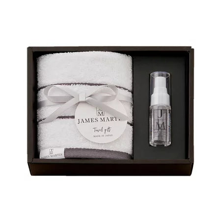 ジェームズマーティン JAMES MARTIN ギフトセット 〈JM2315〉 ハンドタオル + サニタイザー 抗菌タオル+アルコール除菌 シンプル おしゃれ 結婚祝い 引出物 出産内祝い 香典返し