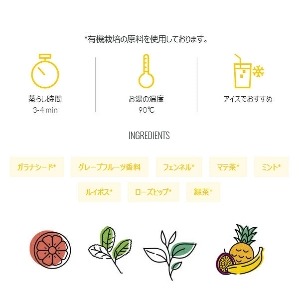クスミティー KUSMI TEA エクスピュアアディクト 20g缶 〈EXAD025BIO〉 有機緑茶(オーガニックティー)