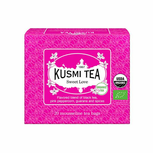 クスミティー スウィート ラブ ティーバッグ 20個入 (個包装なし) KUSMI TEA 〈LOVE20SBIO〉 ブラックティー (紅茶)