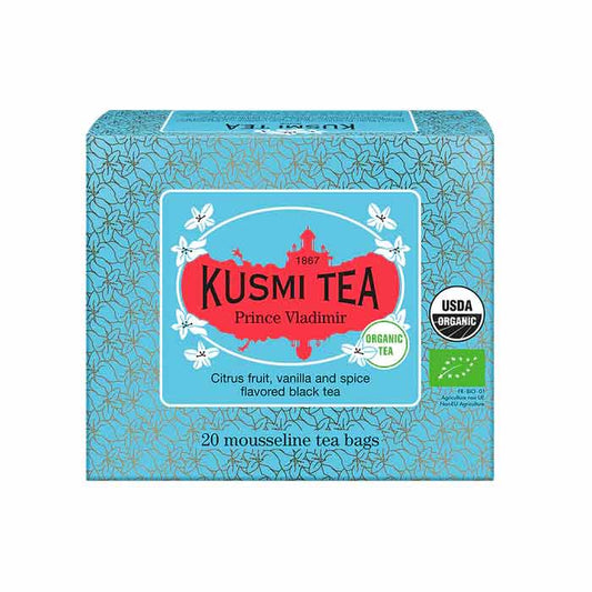 クスミティー プリンス ウラディミル ティーバッグ 20個入 (個包装なし) KUSMI TEA 〈PRIN20SBIO〉 ブラックティー (紅茶)