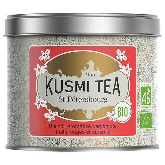 クスミティー サンクトペテルブルク 100g缶 KUSMI TEA 〈SAIN100BIO〉 ブラックティー (紅茶)