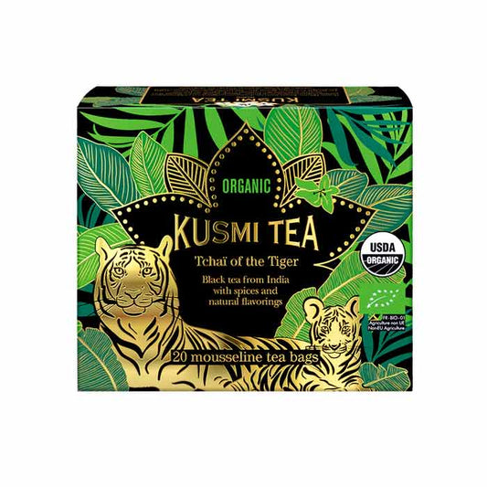 クスミティー チャイ オブ ザ タイガー ティーバッグ 20個入 (個包装なし) KUSMI TEA 〈TIGR20SBIO〉 ブラックティー (紅茶)