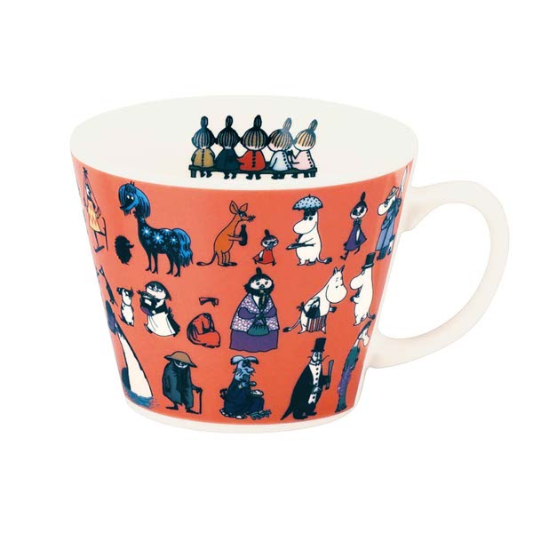 スープマグ (ピンク) MM11000 ムーミンオールスターズ 〈MM11002-36〉 少しずつ揃えたい ムーミン食器