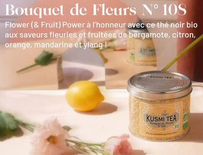 クスミティー ブーケ・オブ・フラワー N°108 ティーバッグ 20個入 （個包装なし） KUSMI TEA 〈BOUQ20SBIO〉 ブラックティー （紅茶）