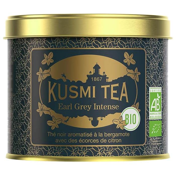 クスミティー アールグレイ インテンス 100g缶 KUSMI TEA 〈EGIN2100BIO〉 ブラックティー （紅茶）