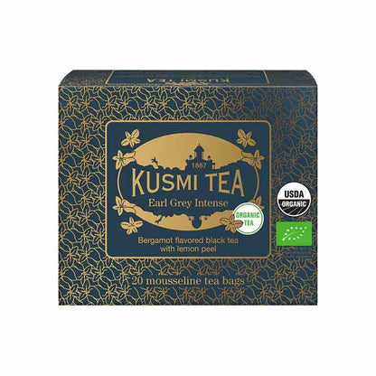 クスミティー アールグレイ インテンス ティーバッグ 20個入 （個包装なし） KUSMI TEA 〈EGIN220SBIO〉 ブラックティー （紅茶）