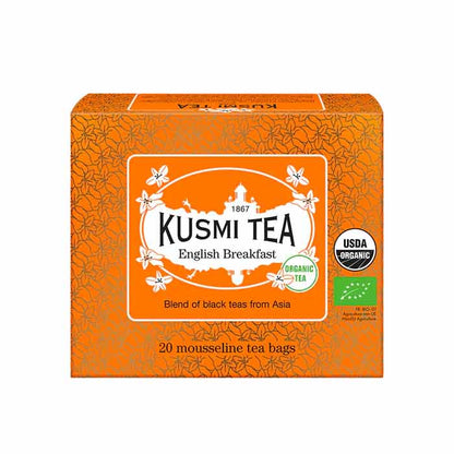 クスミティー イングリッシュ ブレックファスト ティーバッグ 20個入 （個包装なし） KUSMI TEA 〈ENGL20SBIO〉 ブラックティー （紅茶）
