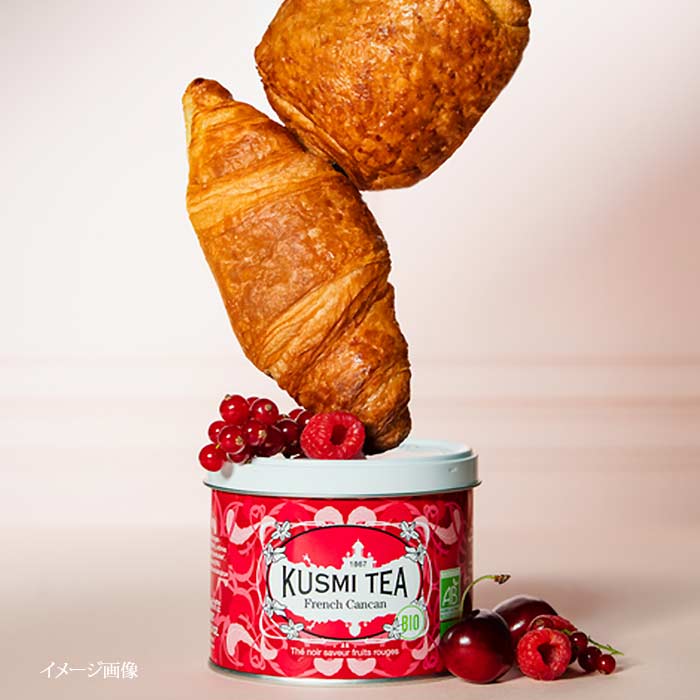 クスミティー フレンチカンカン 100g缶 KUSMI TEA 〈FREN100BIO〉 ブラックティー （紅茶）