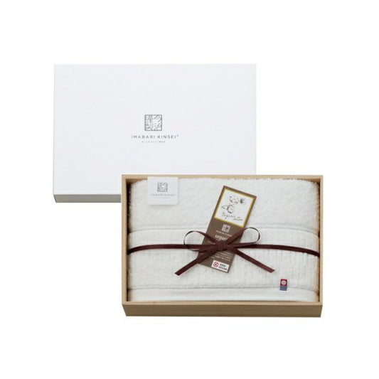 今治謹製 organic towel　オーガニックパイル バスタオル１枚　IOG3935　ホワイト（今治製）