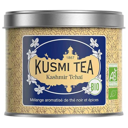 クスミティー カシミール チャイ 100g缶 KUSMI TEA 〈KASH100BIO〉 ブラックティー （紅茶）
