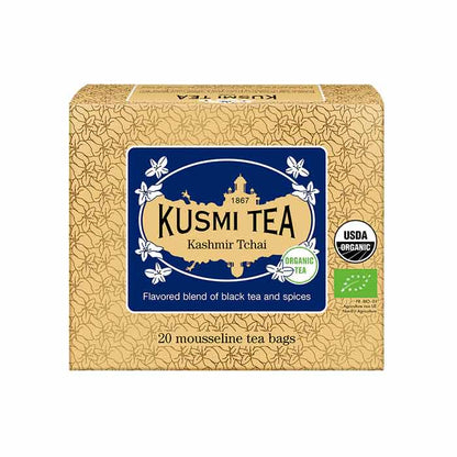 クスミティー カシミール チャイ ティーバッグ 20個入 （個包装なし） KUSMI TEA 〈KASH20SBIO〉 ブラックティー （紅茶）