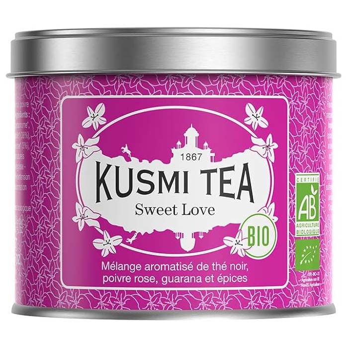 クスミティー スウィート ラブ 100g缶 KUSMI TEA 〈LOVE100BIO〉 ブラックティー （紅茶）
