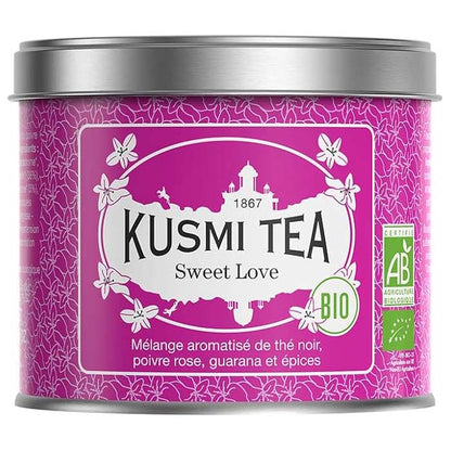 クスミティー スウィート ラブ 100g缶 KUSMI TEA 〈LOVE100BIO〉 ブラックティー （紅茶）