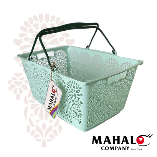 MAHALO BASKET Mint Farm MAHALO BASKET Rectangular Checkout Basket Shopping Basket