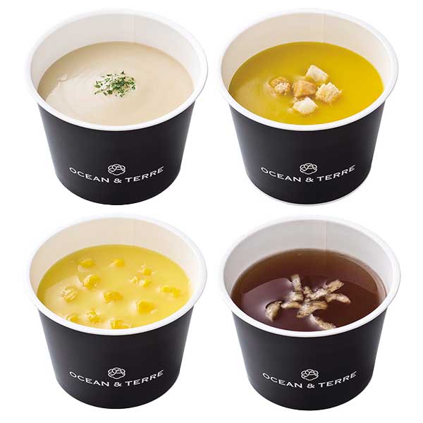 OCEAN＆TERRE Hokkaido Vegetable CUP Soup Set A Ocean Tail Gift &lt;A214&gt;
