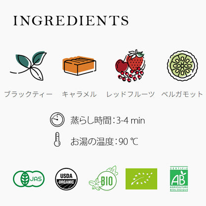 クスミティー サンクトペテルブルク 100g缶 KUSMI TEA 〈SAIN100BIO〉 ブラックティー （紅茶）