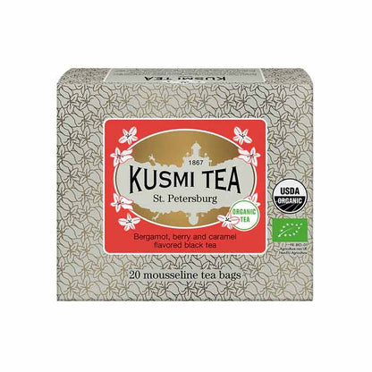 クスミティー サンクトペテルブルク ティーバッグ 20個入 （個包装なし） KUSMI TEA 〈SAIN20SBIO〉 ブラックティー （紅茶）