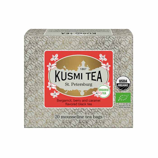 クスミティー サンクトペテルブルク ティーバッグ 20個入 （個包装なし） KUSMI TEA 〈SAIN20SBIO〉 ブラックティー （紅茶）