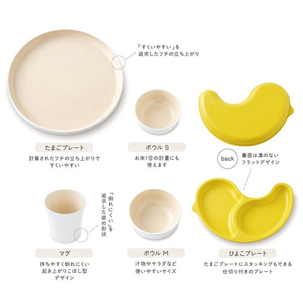 シェルミンキッズ 子供用食器5点セット 子供用食器 日本製