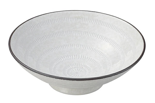 普段使いのうつわ 美濃焼 スパイラル ボウル(L) K99098 大鉢 和食器 おうちごはん 陶器 器集め