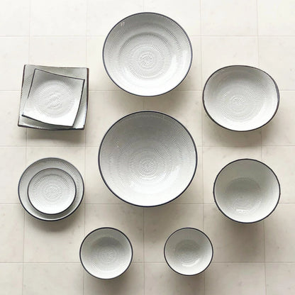 普段使いのうつわ 美濃焼 スパイラル ボウル(L) K99098 大鉢 和食器 おうちごはん 陶器 器集め