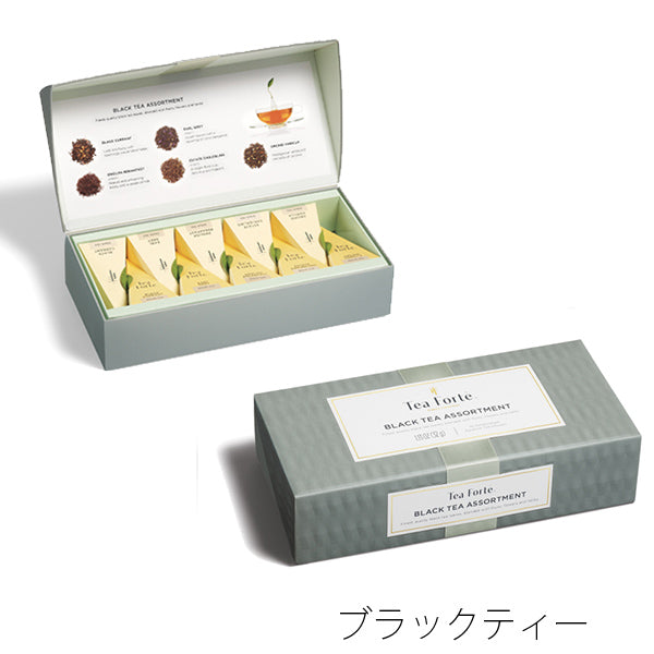 TEA FORTĒ single 티포르테 10개들이 프리미엄 홍차 유기농 허브 티 티백