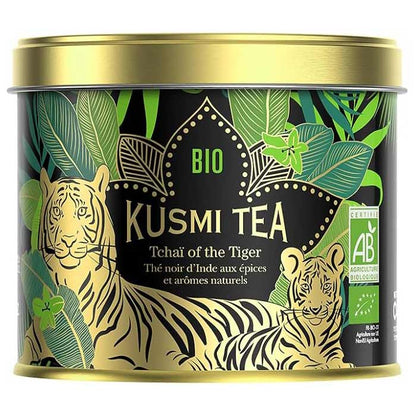 クスミティー チャイ オブ ザ タイガー 100g缶 KUSMI TEA 〈TIGR100BIO〉 ブラックティー （紅茶）