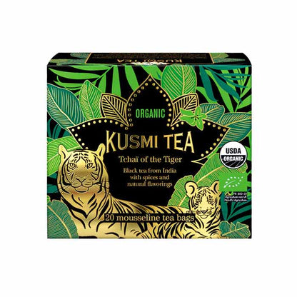 クスミティー チャイ オブ ザ タイガー ティーバッグ 20個入 （個包装なし） KUSMI TEA 〈TIGR20SBIO〉 ブラックティー （紅茶）