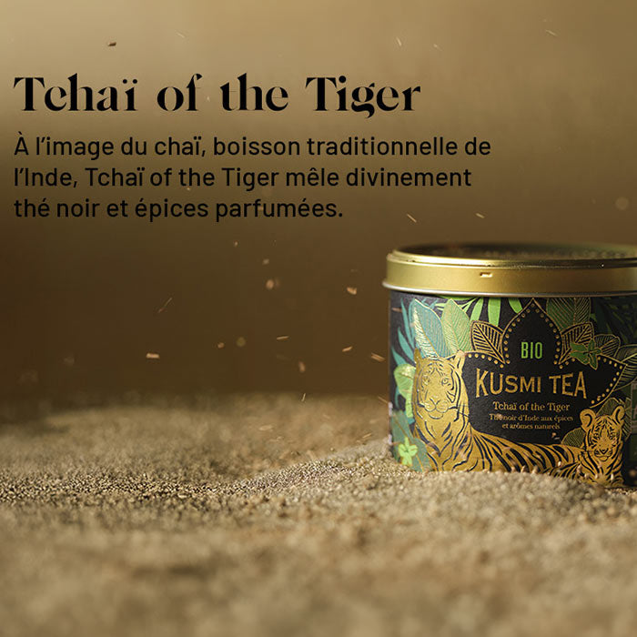 クスミティー チャイ オブ ザ タイガー ティーバッグ 20個入 （個包装なし） KUSMI TEA 〈TIGR20SBIO〉 ブラックティー （紅茶）