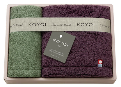 フェイスタオル・ハンドタオル KOYOI 〈今宵〉 タオルセット 〈79030〉 今治タオル+泉州タオル