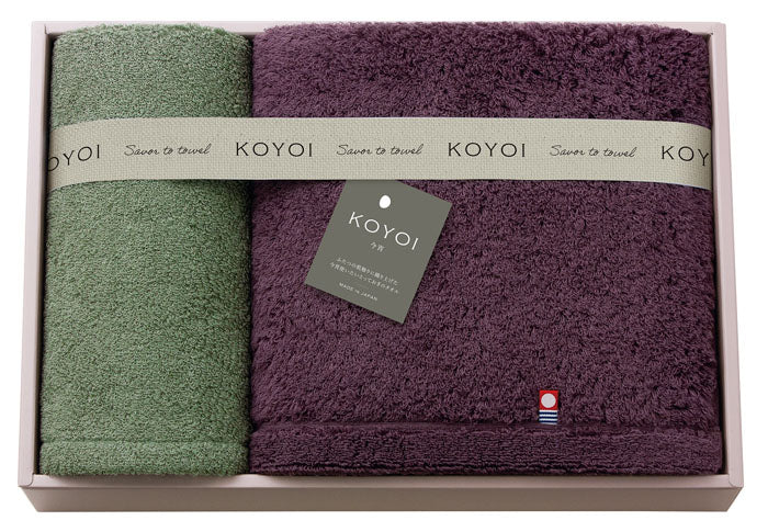 バスタオル・フェイスタオル KOYOI 〈今宵〉 タオルセット 〈79080〉 今治タオル+泉州タオル