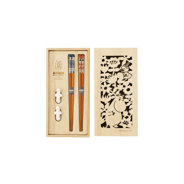 ペア箸 箸置き セット 木箱入 MOOMIN ムーミンシリーズ 〈MM8500-842H〉 少しずつ揃えたい ムーミン食器