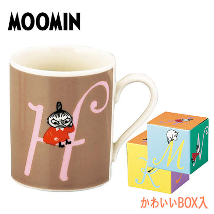 ムーミン イニシャルマグ 【H】 〈MM8802-11-H〉 食器 マグカップ