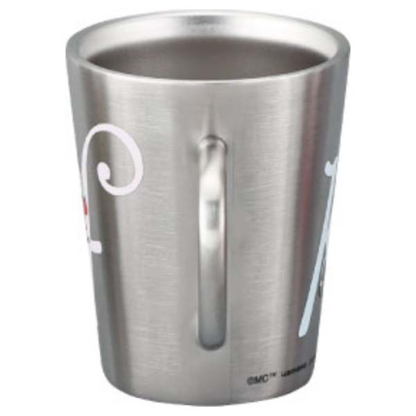 ムーミン イニシャル 【H】 ステンレス二重マグ 〈MM8802-856-H〉 食器 イニシャルマグカップ