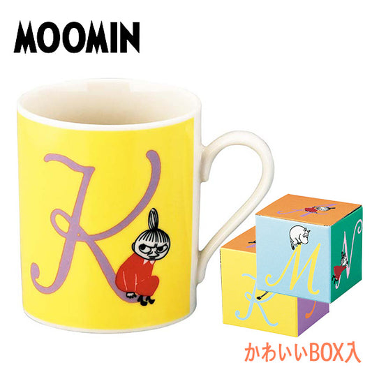 ムーミン イニシャルマグ 【K】 〈MM8803-11-K〉 食器 マグカップ
