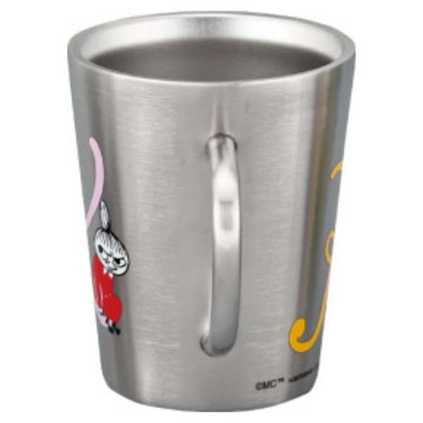 ムーミン イニシャル 【K】 ステンレス二重マグ 〈MM8803-856-K〉 食器 イニシャルマグカップ