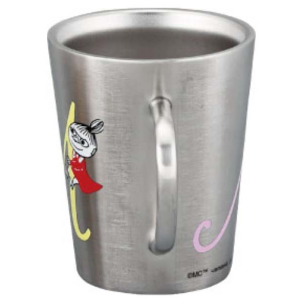 ムーミン イニシャル 【M】 ステンレス二重マグ 〈MM8804-856-M〉 食器 イニシャルマグカップ