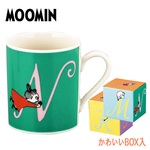 ムーミン イニシャルマグ 【N】 〈MM8805-11-N〉 食器 マグカップ