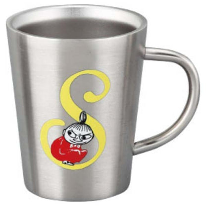 ムーミン イニシャル 【S】 ステンレス二重マグ 〈MM8806-856-S〉 食器 イニシャルマグカップ